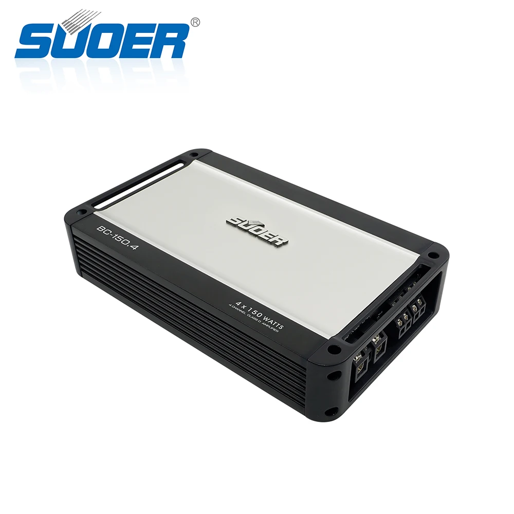 Suoer BC-150.4 12v amplifier car 4 channel car amplifier 2000 watts rms full range power car amp