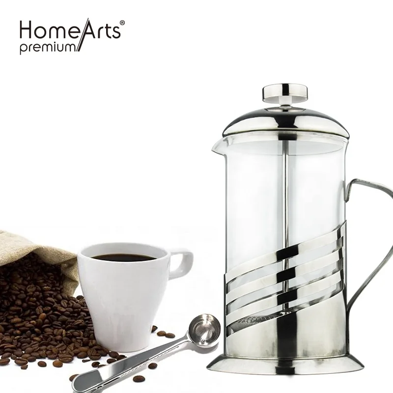 600ml Borosilicate Accessories Glass Coffee Maker French Press