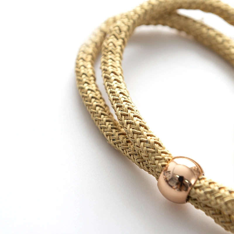 New Style Simple Design Home Drapery Decoration Eco-Friendly Single Pearl Tieback Weave Rope Buckle Holdback Curtain Accessories