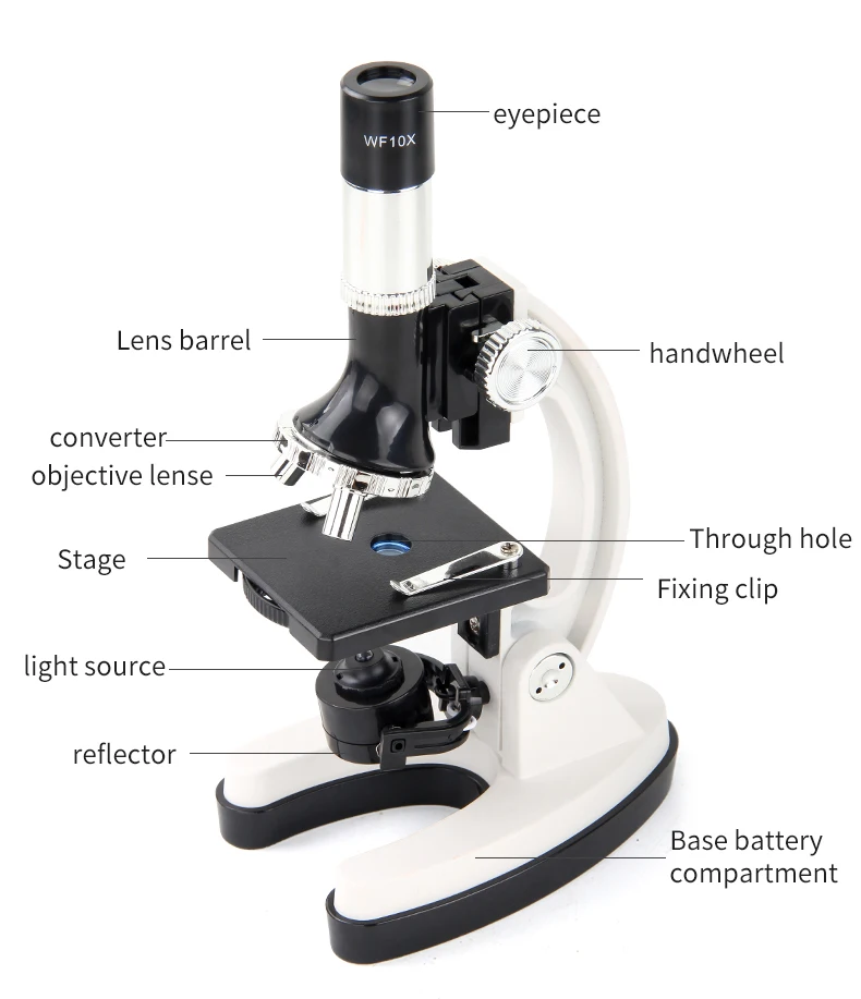 Premium Educational Toys Microscope for Kids High Quality Microscope Toy Set High Simulation Microscope Tool Kit