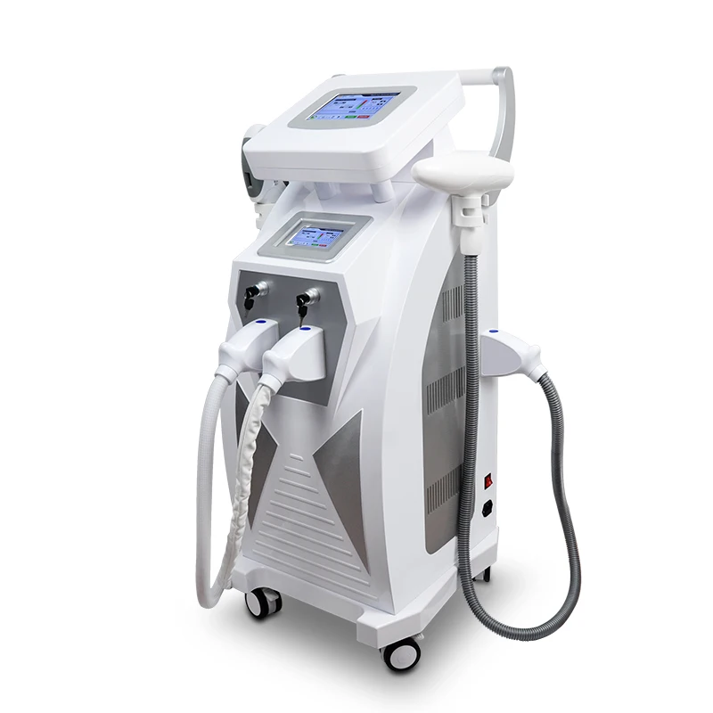High Efficient Power Supply Stationary 3 in 1 Elight IPL Opt Machine For Hair Removal and Tattoo Removal