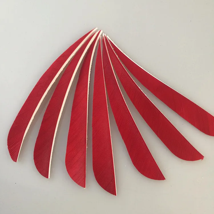 5inch streamline parabolic natural turkey feathers for sale archery arrows fletchings  feathers