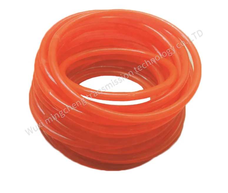 Orange endless polyurethane PU round belt