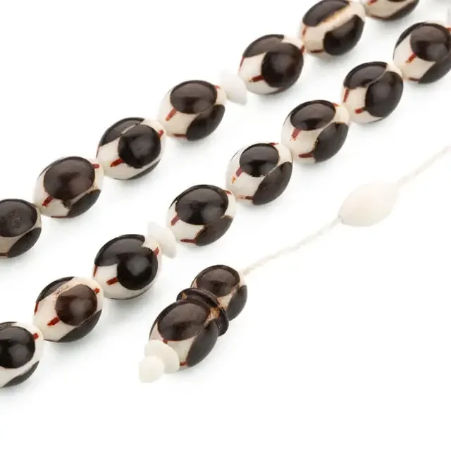 High End Luxury Natural Camel Bone Islamic 33 Beads Tasbeeh for Muslim Ramadan Gift from India Export agate