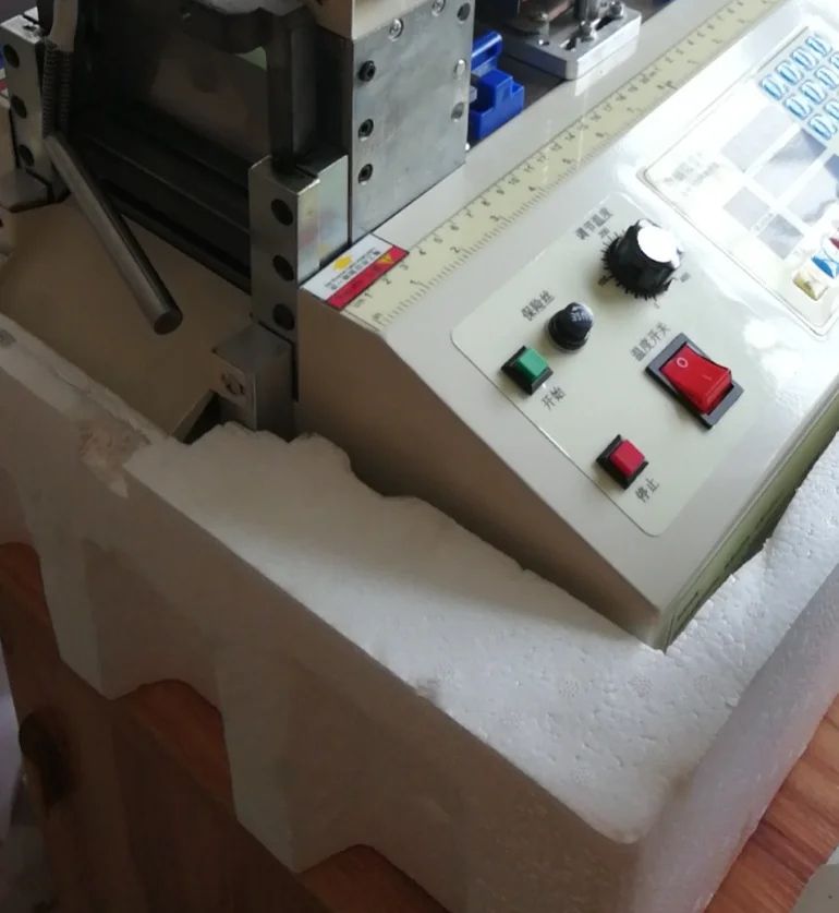 elastic hot Leather Hole Punching Machine with Cutting for Elastic Tape punching die cutting machine