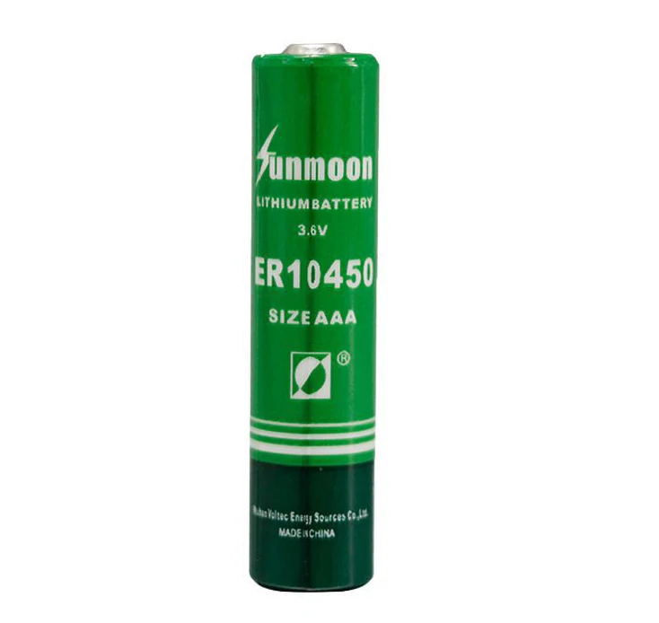 Sunmoon 3.6V 800mAh ER10450 AAA Battery For Electronic Appliances