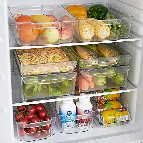 Пластиковый Кухонный Контейнер-органайзер с ручкой, разные дизайны