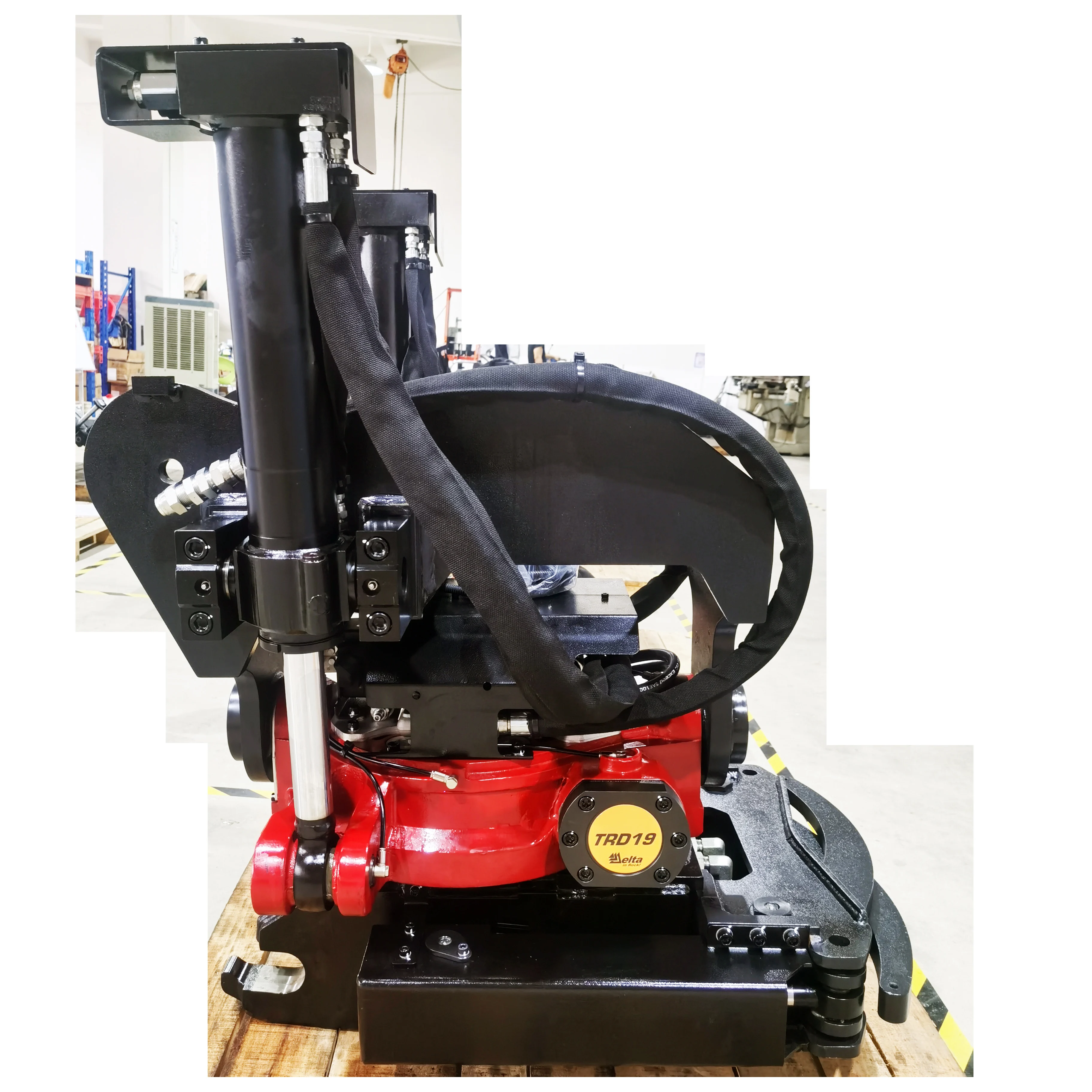 19 Ton 21 Heavy Duty Excavator Attachments Tiltrotator CATSU T19 Tilt Rotator Joystick 2 Hose System Without Grapple