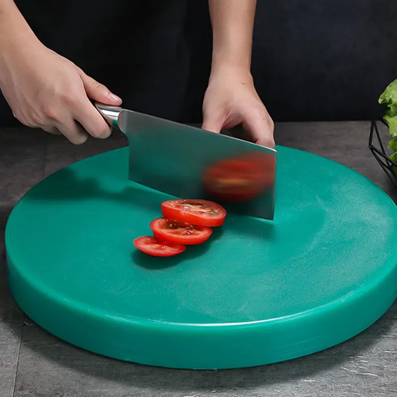 Полиэтиленовая настольная доска Профессиональная кухонная разделочная для фруктов нескользящая круглая пластиковая плита 3-5 дней