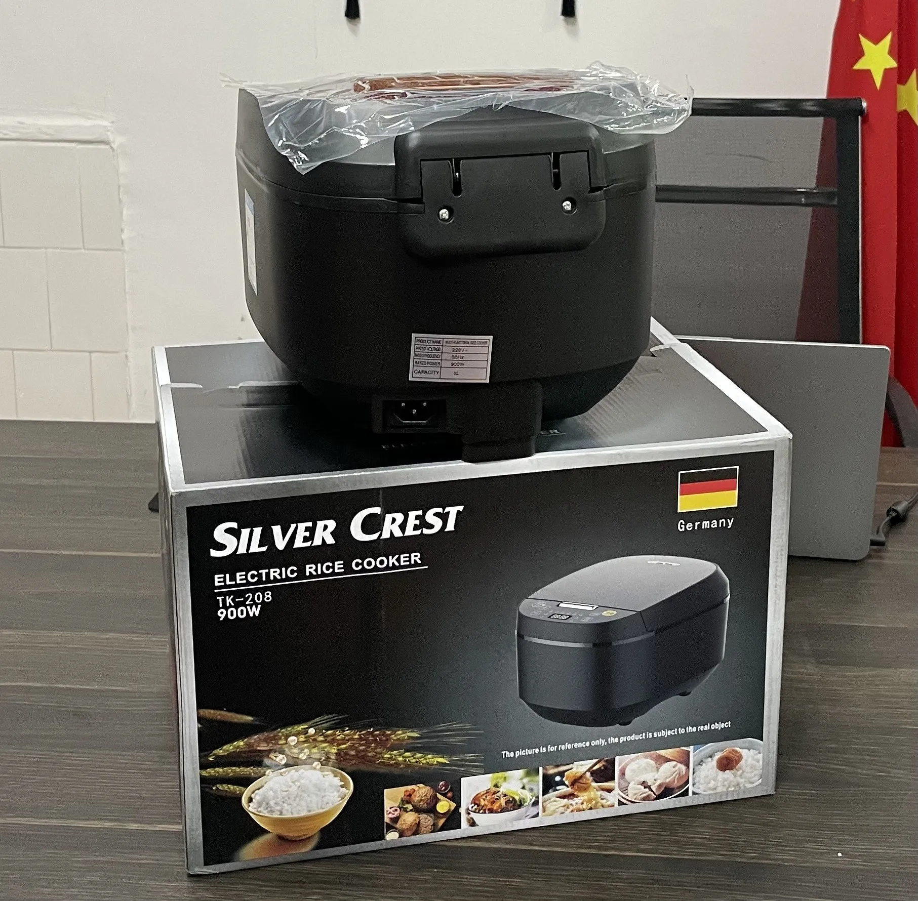 In stock Touch Non-Stick Home Electric Rice Cooker Silver Crest 5L Automatic Smart Digital fast cook rice
