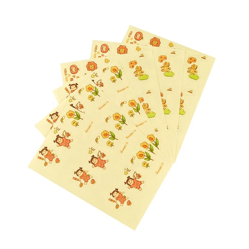 
Custom Decoration Journal Stationery Transparent Children Kids Planner Stickers 