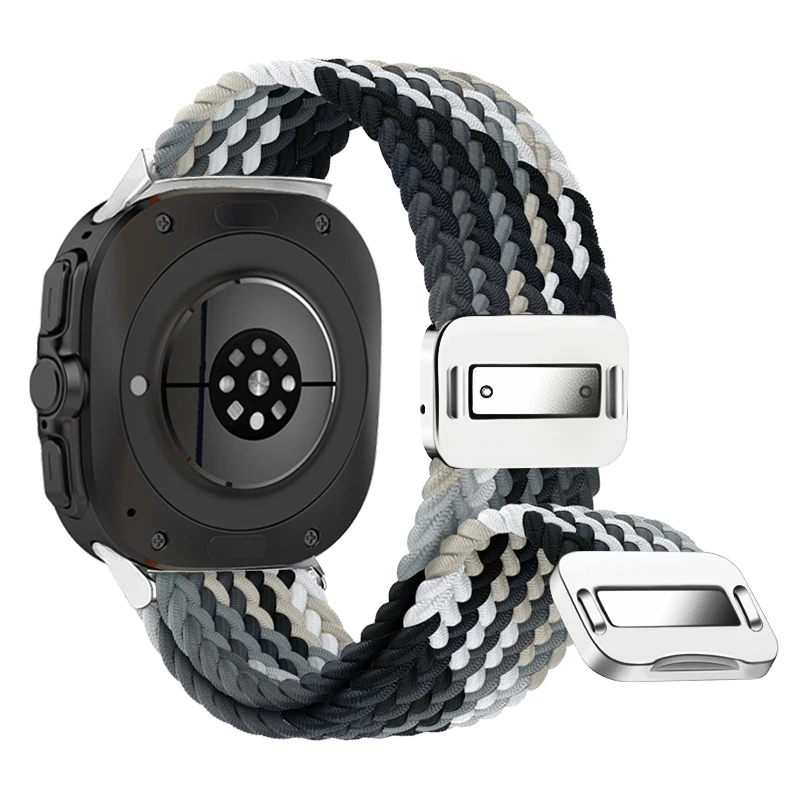 Eraysun Custom Nylon Loop Strap For Samsung Watch 7 Ultra 47MM Adjustable Fabric Elastic Bracelet Watch band Accessories