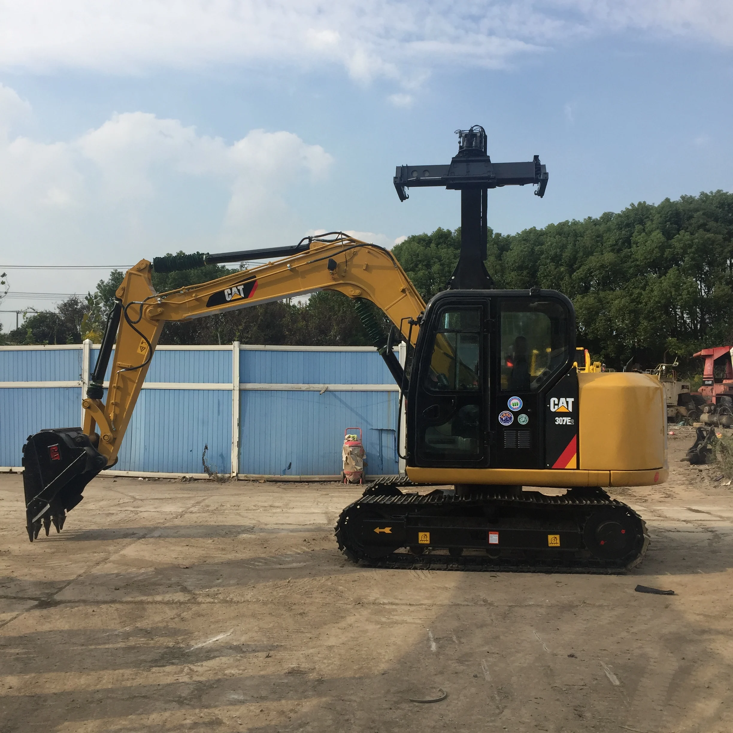 CAT 308E2 307E2 with blade Used 8Ton Hydraulic Crawler Excavator with Cheap Price