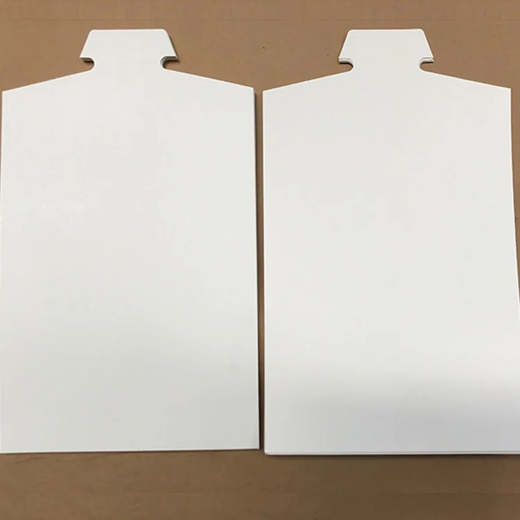 Clothes T-shirt lining paper white cardboard clothing packaging crease-resistant round neck folding paper cardboard card
