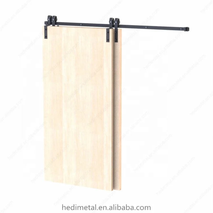 Hodor FT01Z 5 ft single track barn bypass sliding door hardware track kits