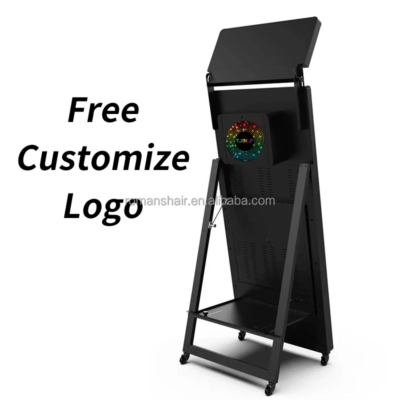 Portable Led Frame Digital Selfie Photo Booth Magic Mirror 70 65Magic Mirror Photo Booth with Printer