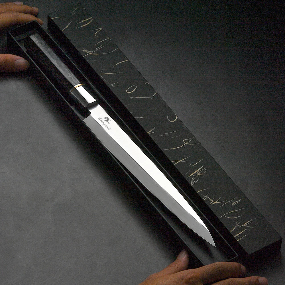 Professional 11 inch 5CR15 Stainless Steel Japanese Yanagiba Chef Sushi knife