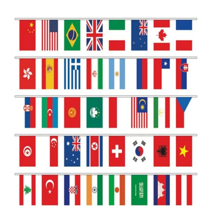 Factory Customized All Countries Flags Nation Flags with Logo Custom Printing Flags Banners
