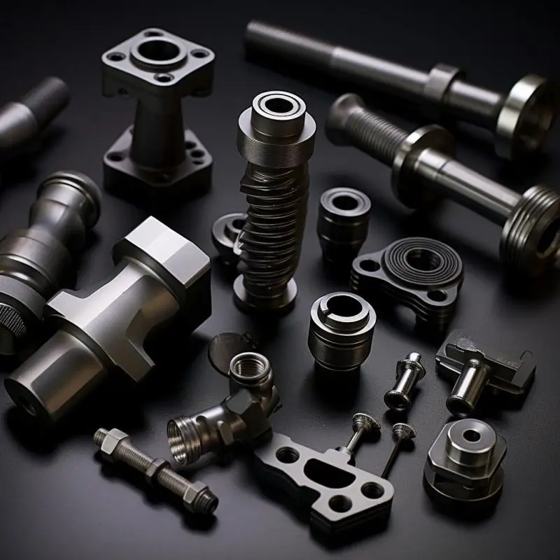 Manufacturing customized 5 axis precision metal processing services aluminum brass steel turning mechanical cnc machining parts