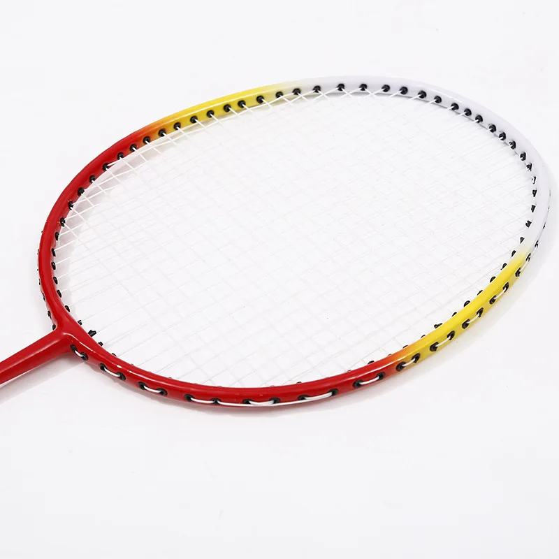 New Design Ferroalloy Integrated Badminton Racket Professional Top Badminton Racket for Practice or Home Entertainment