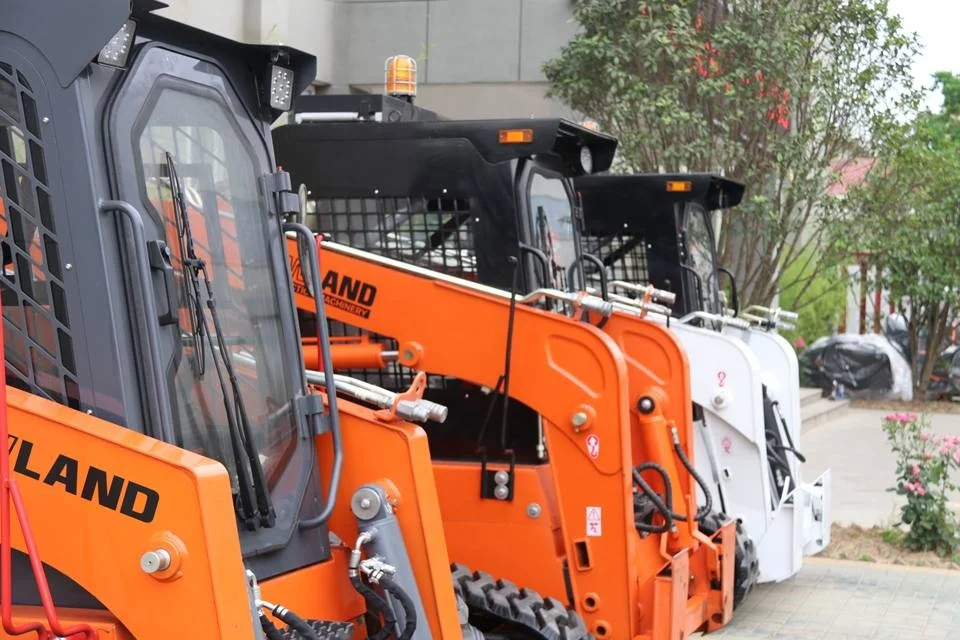 W7100T резиновый гусеничный погрузчик с бортовым