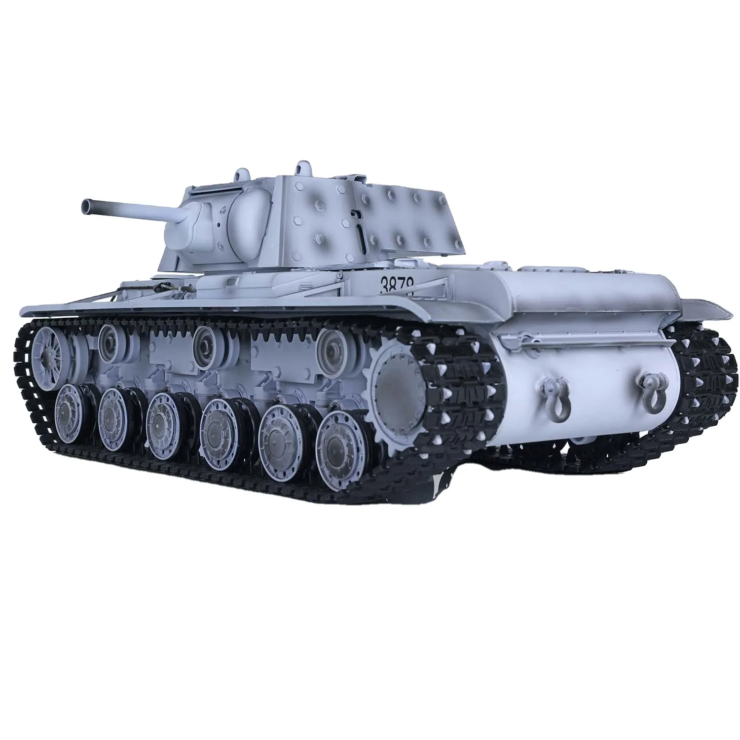 Heng Long 1/16 Snow 7.0 Upgraded Soviet KV-1 RC Tank 3878 W/ 36