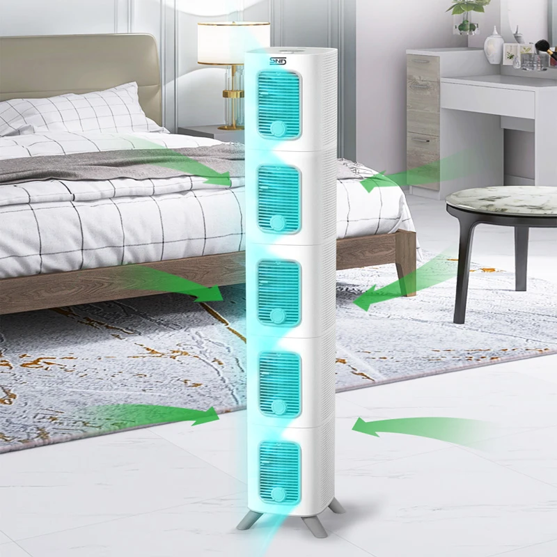 Customized DIY air purifier with UV lamp , aromatherapy fan function commercial air purifier