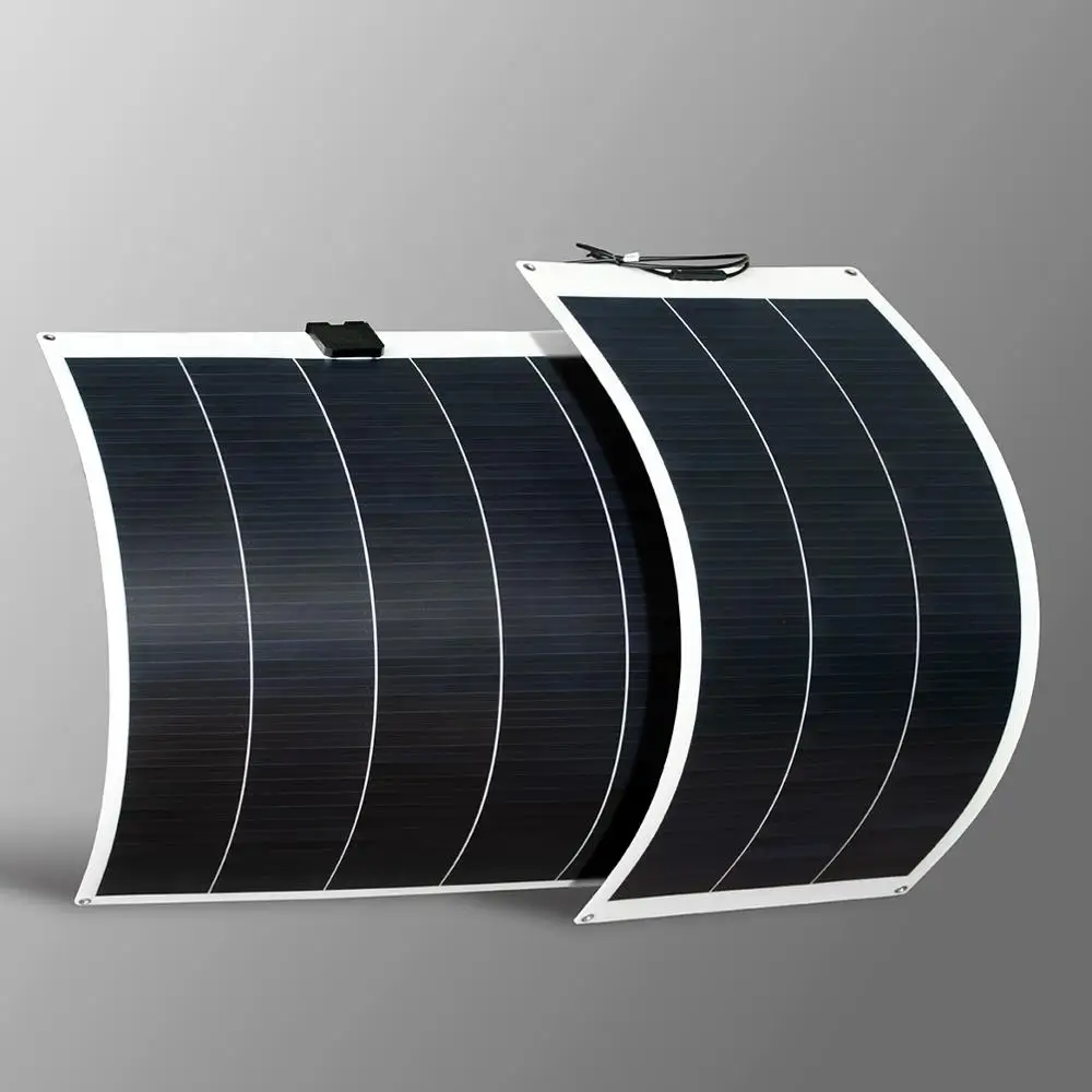 Semi flexible solar panel 300W,200W,185W for RV, boat,caravan,motorhome