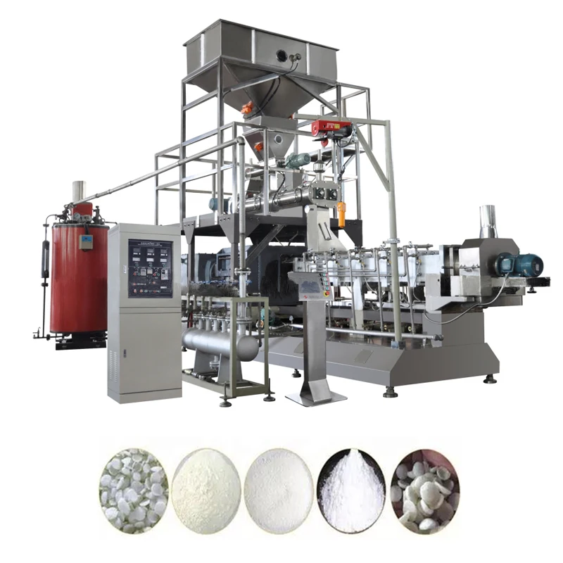 Modified Tapioca Starch Corn Starch Potato Starch Chemical Extruder Making Processing Machine