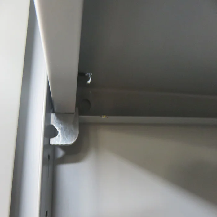 Luoyang factory 2 doors filing cabinet office file storage cabinet cupboard glass swing door iron metal storage file cabinet