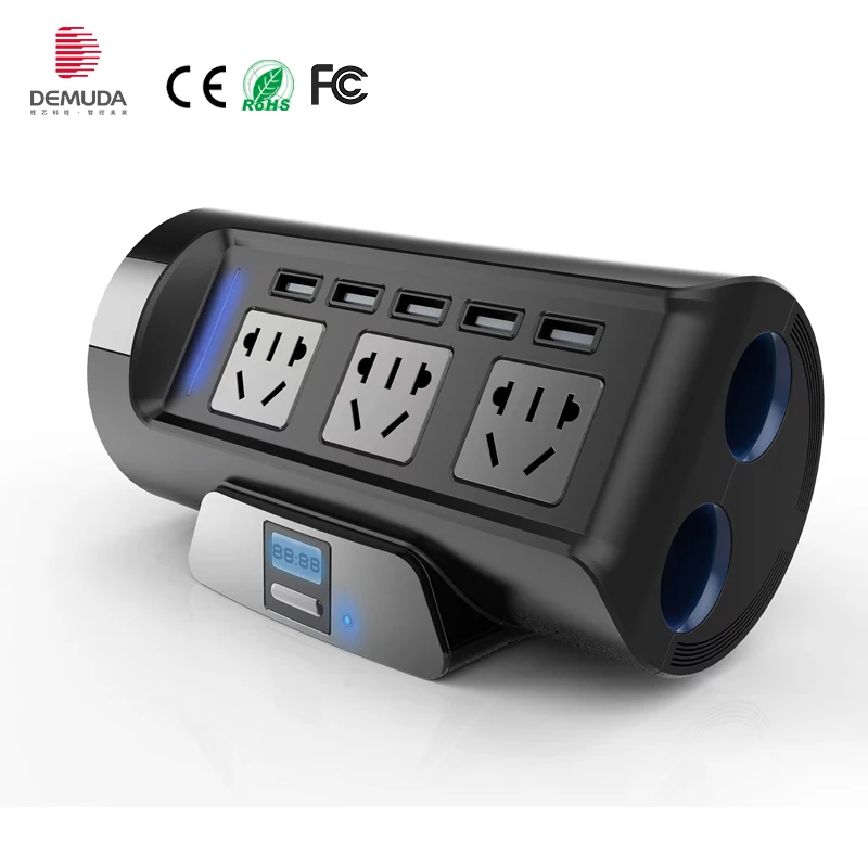 Vehicle 250w Smart Car Power Inverter Converter Dc 12v/24v To Ac 220v Usb Adapter Portable Car Inverter