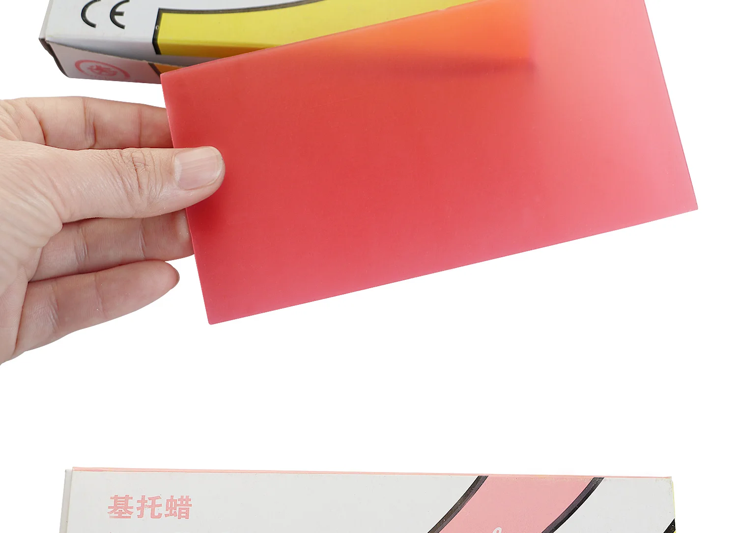 Red Wax Sheet Large Wax Plate Casting Wax Dental Technician Base Plate Thickness 1.3mm