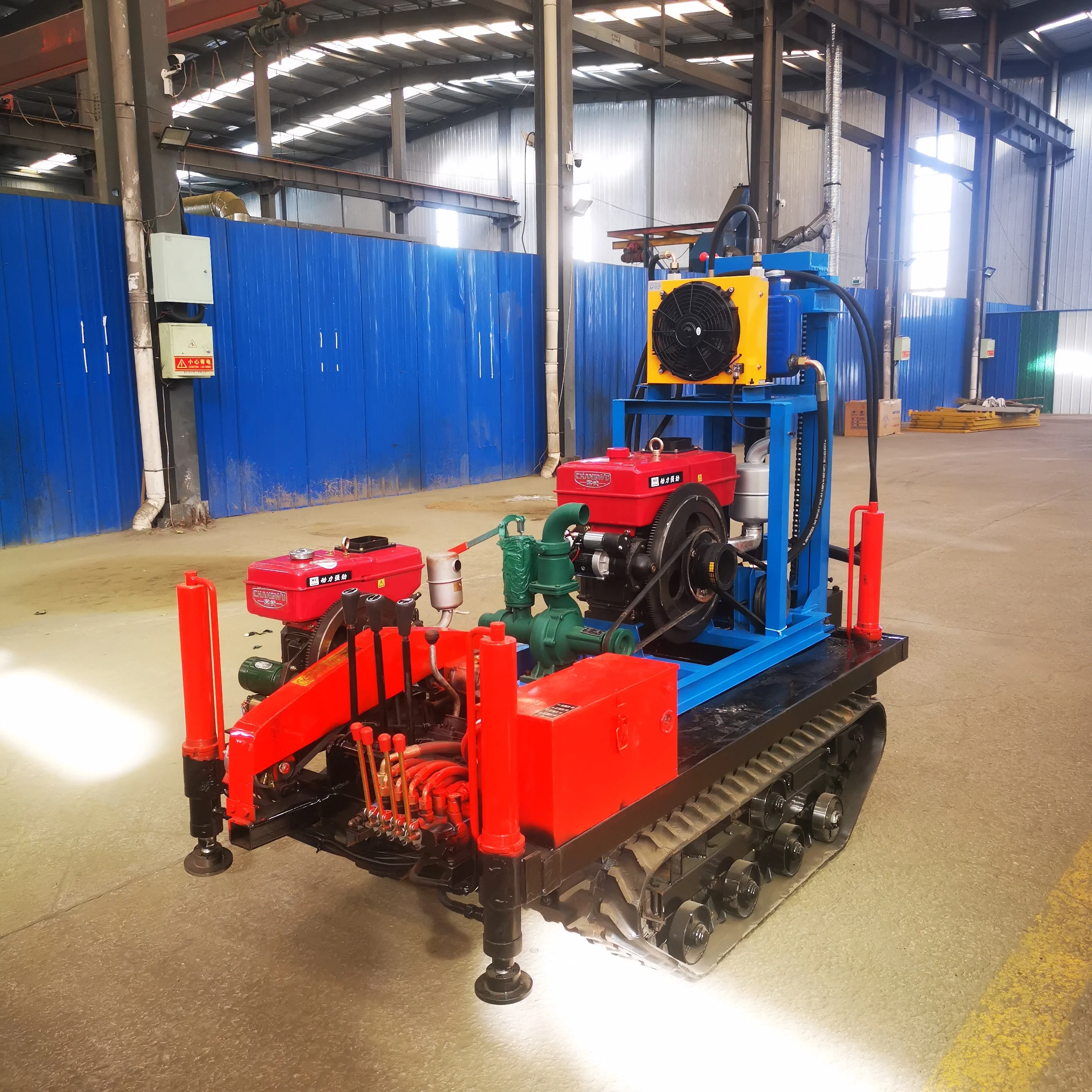 Hongrun drilling depth 100m mini atlas copco crawler chor drilling rig price for sale