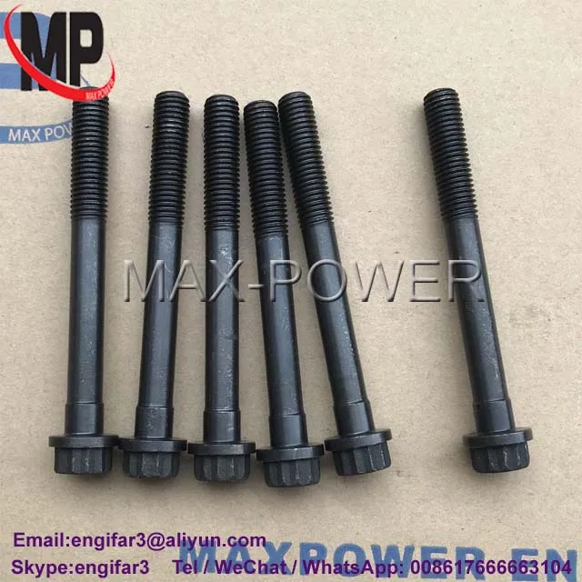 6D16T болт головки цилиндра ME041111 M14X129 ME041112 M14X192 для дизельных экскаваторов