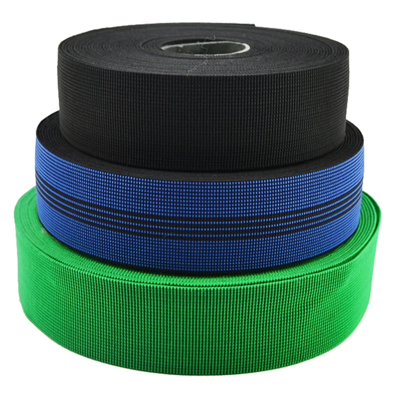 Hot sale 50mm sofa elastic webbing stretch belt for furniture