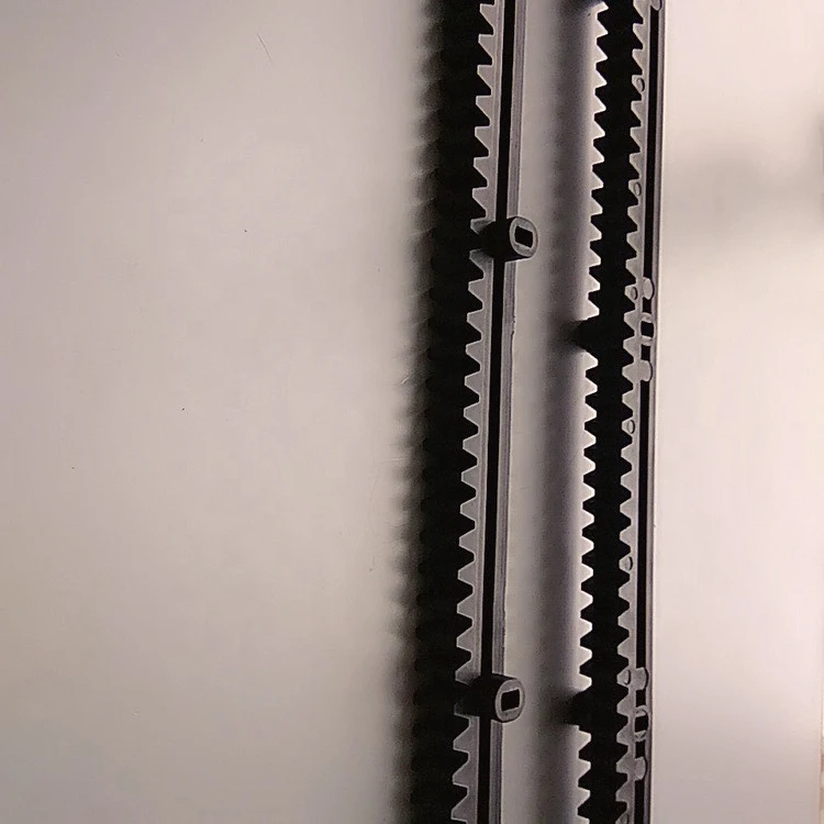 Steel pinion and gear rack