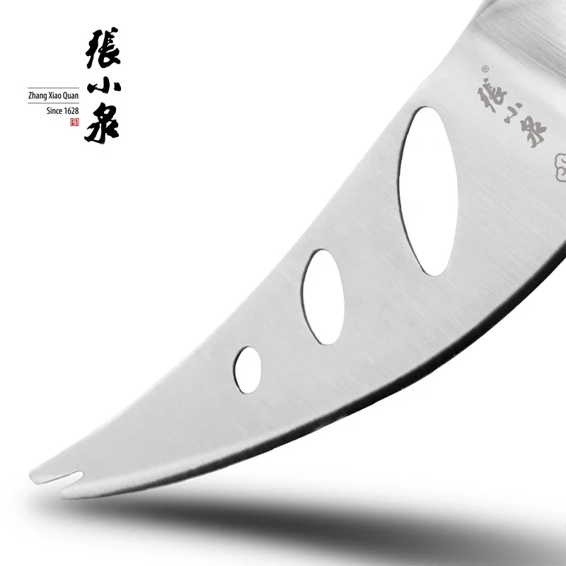 Drop shipping 6pcs cheese knives mini knife hollow handle stainless steel