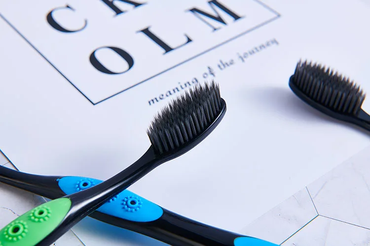 
OEM manufacturer cheap soft bristle plastic carbon toothbrush for adult 