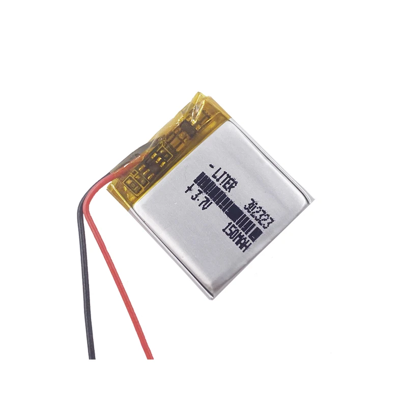 302323 3 7 V 150mah перезаряжаемая литий-ионная батарея для гарнитуры