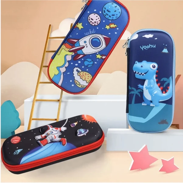 2024 Kawaii 3D Carton Hard Shell School Pencil Case Cute Stationery for Girls