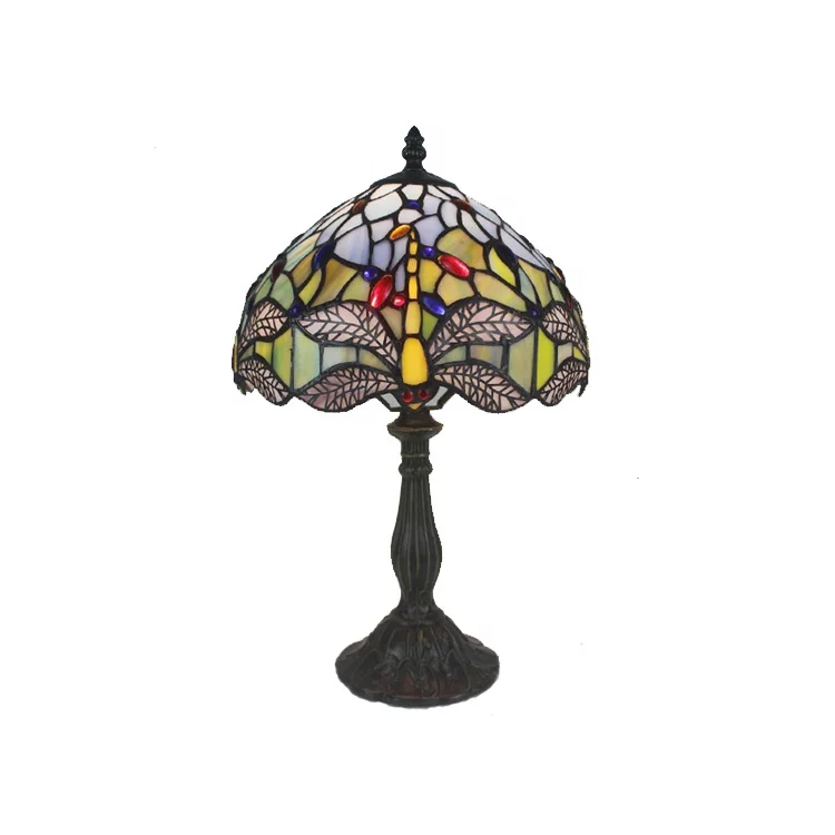 Guangdong Tiffany Style 12 Inch Hanging Lamps Victorian Stained Glass Lampshade