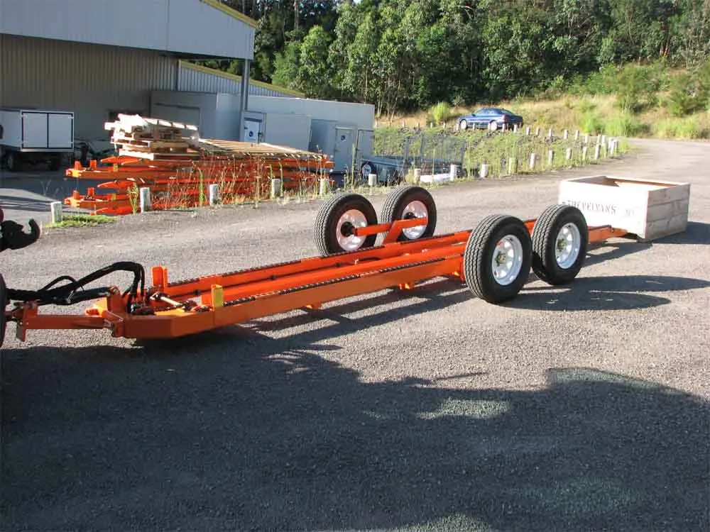 FHM Farmer helper Fruit Bin Trailer Hauler FBT4 orchard trailer  bin runner