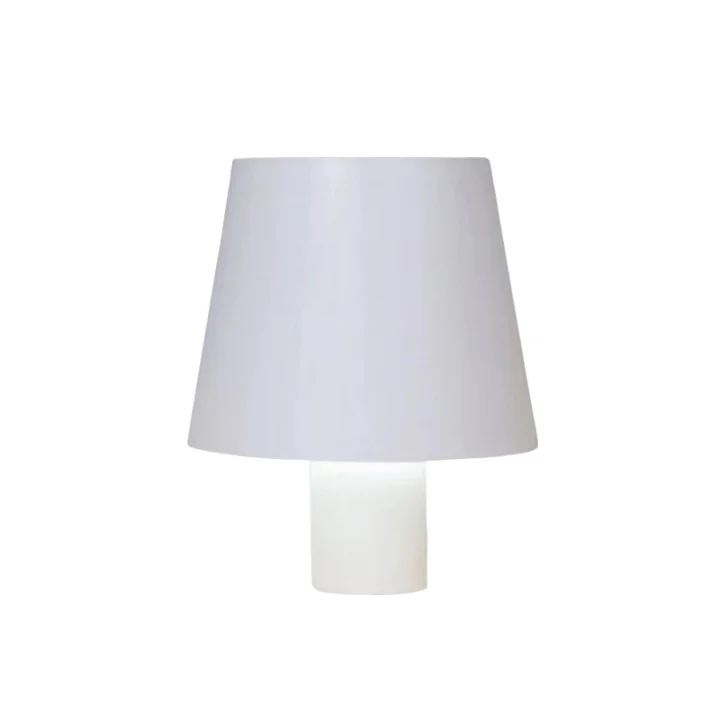 #2 White - Three-Color Touch Switch Table Lamp with Regular Bottle Design Long Press to Adjust Brightness