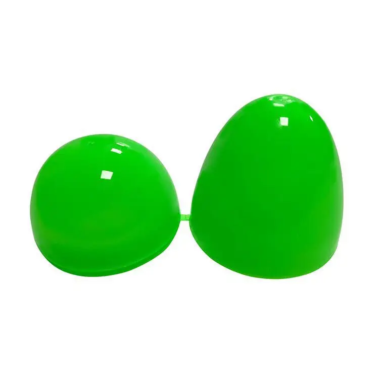 Colorful Plastic Empty Easter Eggs Surprise Toys 6*4cm