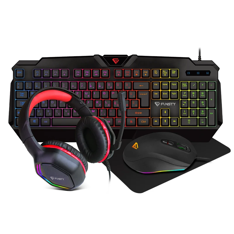 Free Pc Kit Keyboard and Mouse Combo 4 in 1 Gaming Combo Set Gamer Headphone Headset Keyboard Mouse Combos