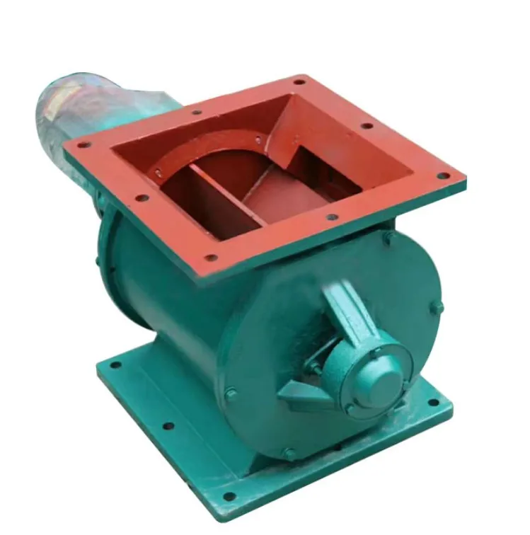 carbon steel airlock valve rotary feeder processing plant