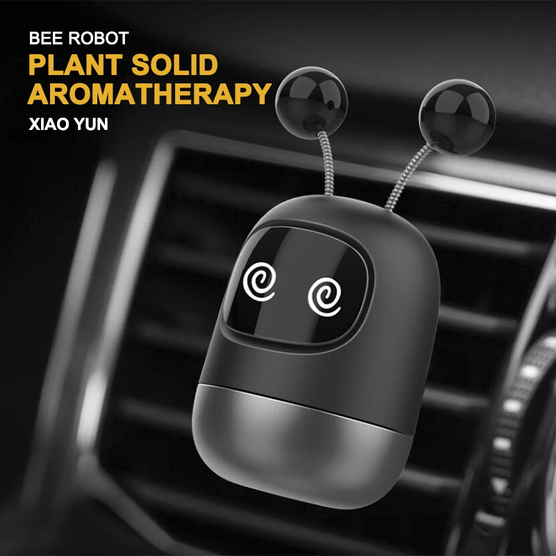 Hot Selling Car Air Freshener Auto Creative Mini Robot Vent Clip Perfume Aromatherapy Auto Interior Accessories