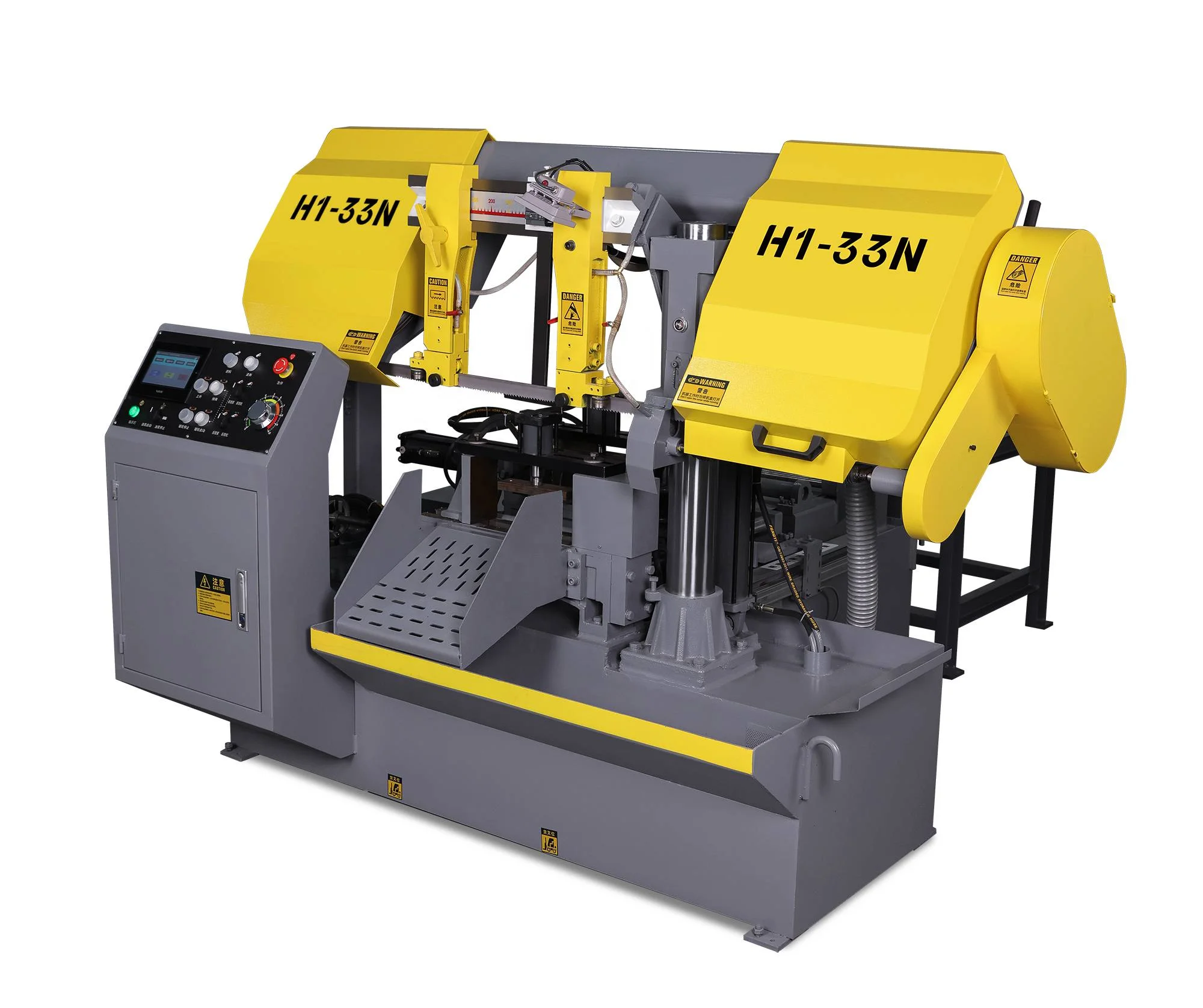 Gz4230 Cnc Touch Screen Iron Pipe Beam Steel Cutting Sawing Machine Good Quality Bandsaw Machines