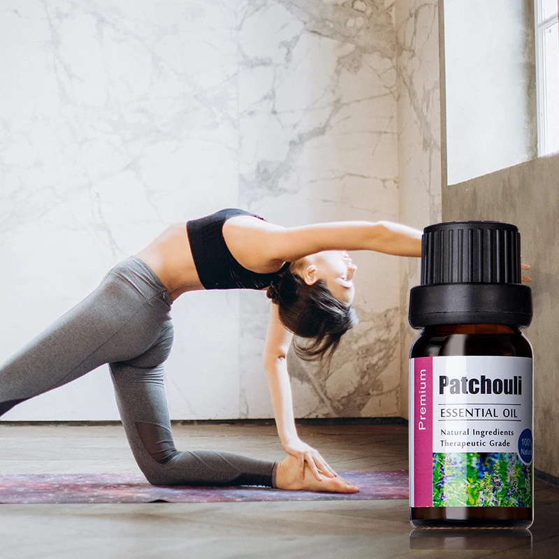 Wholesale Therapeutic Grade 100% Natural Organic Body Massage Patchouli Essential oil 10ml