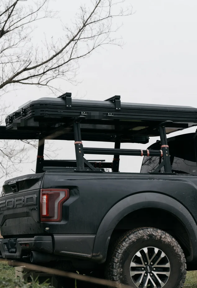 2-Person Aluminum Honeycomb Car Roof Tent for Camping 45MM Non-Deformable Sponge Pad Included